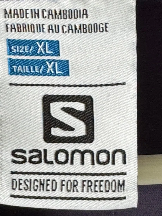 Salomon Women's Navy Blue Hiking Shirt XL  Excellent Condition - Performance Tee - Picture 6 of 8